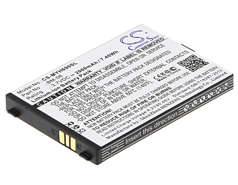 Replacement Battery for MyPhone Hammer Iron – Mobile, SmartPhone – 2000mAh / 3.7V - image 1