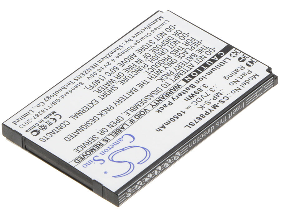 Replacement Battery for Myphone  8870 – Mobile, SmartPhone – 1050mAh / 3.89Wh / 3.7V
