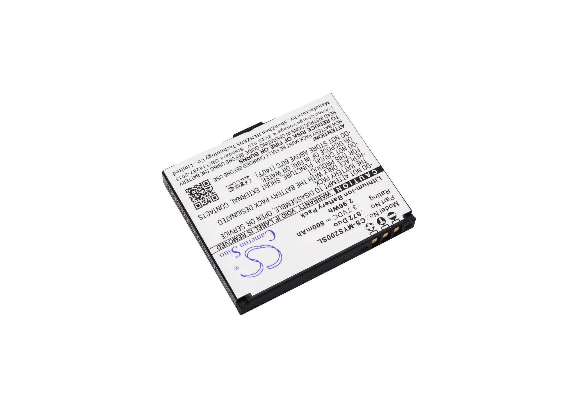 Replacement Battery for MyPhone S72 Duo – Mobile, SmartPhone – 800mAh / 3.7V - image 2