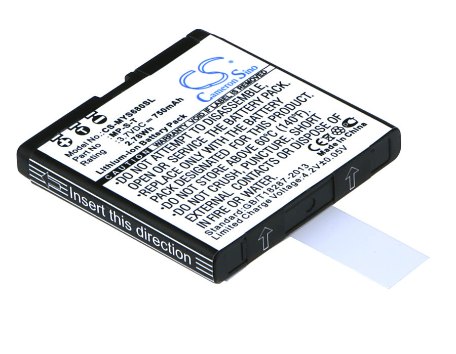 Replacement Battery for MyPhone 6680 Share – Mobile, SmartPhone – 750mAh / 3.7V - image 1