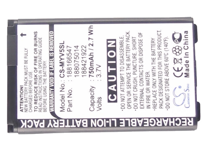 Replacement Battery for Swisscom  Comfort VS1 – Mobile, SmartPhone – 750mAh / 2.78Wh / 3.7V