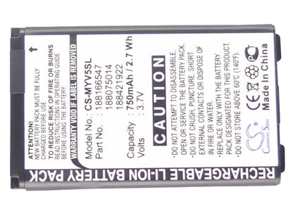Replacement Battery for Swisscom  Comfort VS1 – Mobile, SmartPhone – 750mAh / 2.78Wh / 3.7V