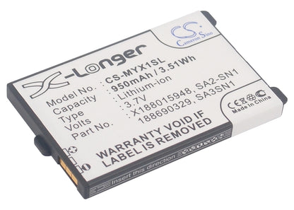 Replacement Battery for Sagem MY-X1 – Mobile, SmartPhone – 950mAh / 3.7V - image 1