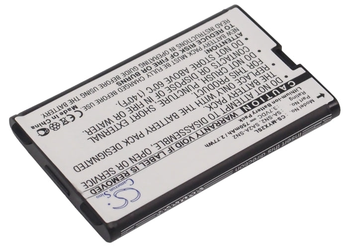 Replacement Battery for Sagem MYX-2 – Mobile, SmartPhone – 750mAh / 3.7V - image 2