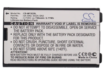 Replacement Battery for Sagem MYX-2 – Mobile, SmartPhone – 750mAh / 3.7V - image 5