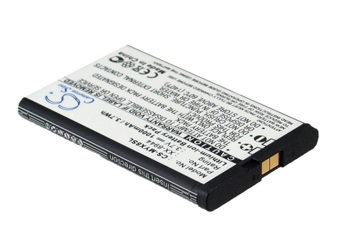 Replacement Battery for Sagem  MYX8 – Mobile, SmartPhone – 1000mAh / 3.7V