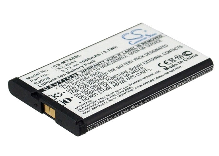 Replacement Battery for Sagem  MYX8 – Mobile, SmartPhone – 1000mAh / 3.7V