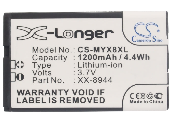 Replacement Battery for Sagem MYX-8 – Mobile, SmartPhone – 1200mAh / 3.7V - image 5