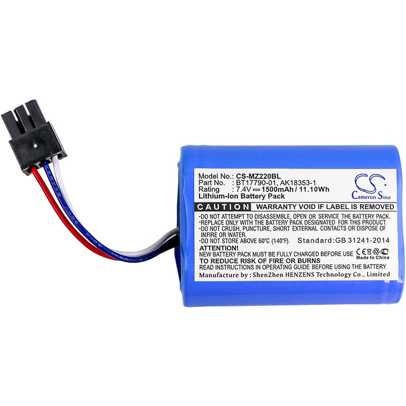 Replacement Battery for Zebra IMZ320 – Portable Printer – 1500mAh / 7.4V - image 3