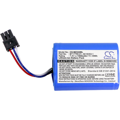 Replacement Battery for Zebra IMZ320 – Portable Printer – 1500mAh / 7.4V - image 3