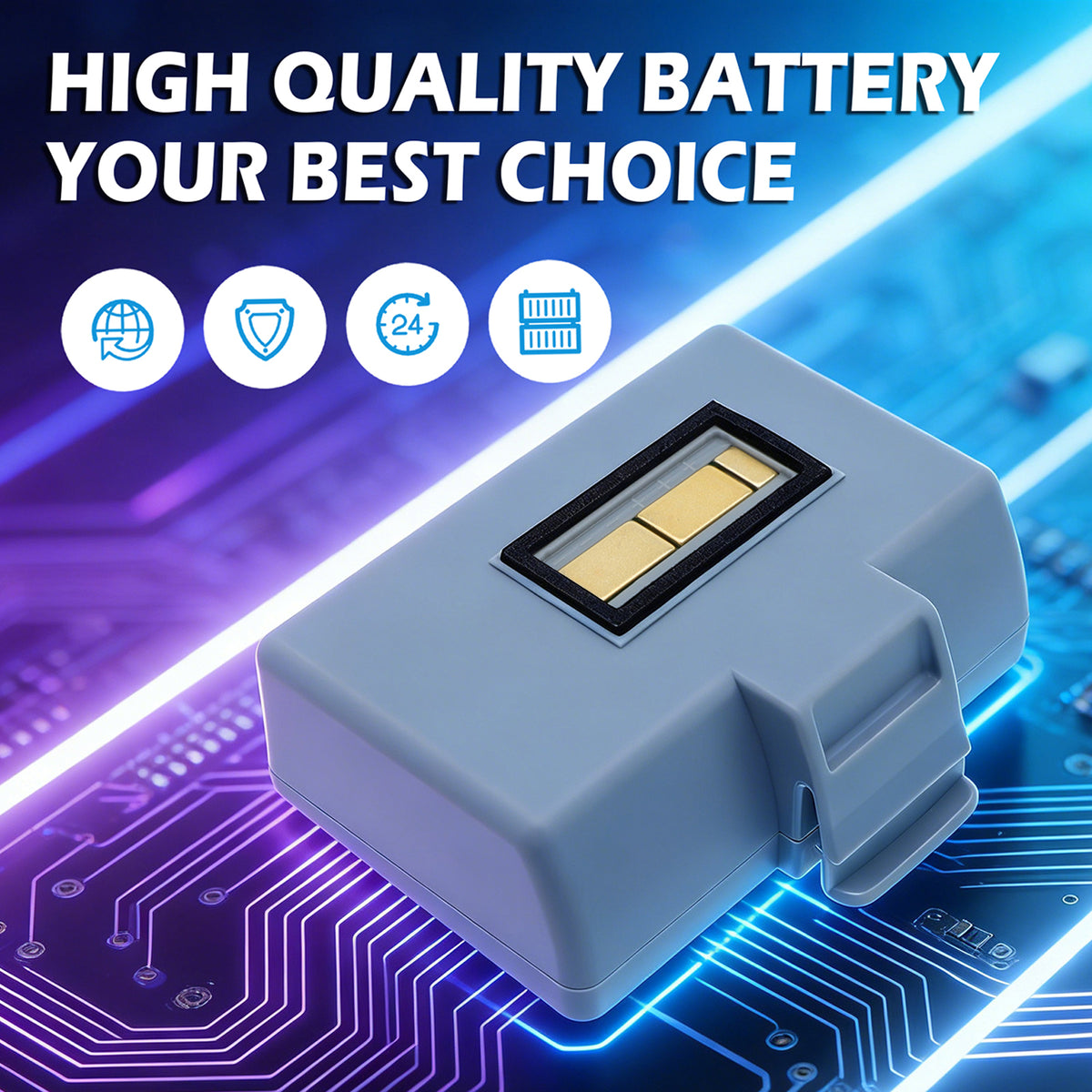 Replacement Battery for Zebra QL220 – Barcode Scanner – 3400mAh / 7.4V