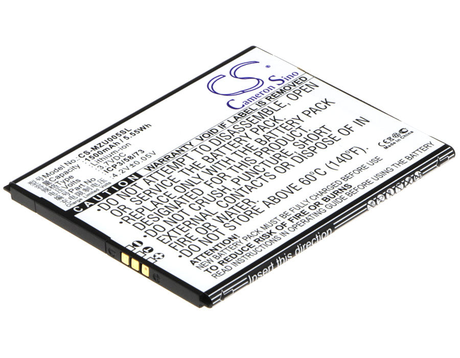 Replacement Battery for Navon Mizu MZT005 – Mobile, SmartPhone – 1500mAh / 3.7V - image 1