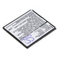 Replacement Battery for NAVON  Mizu D402 – Mobile, SmartPhone – 1400mAh / 5.18Wh / 3.7V