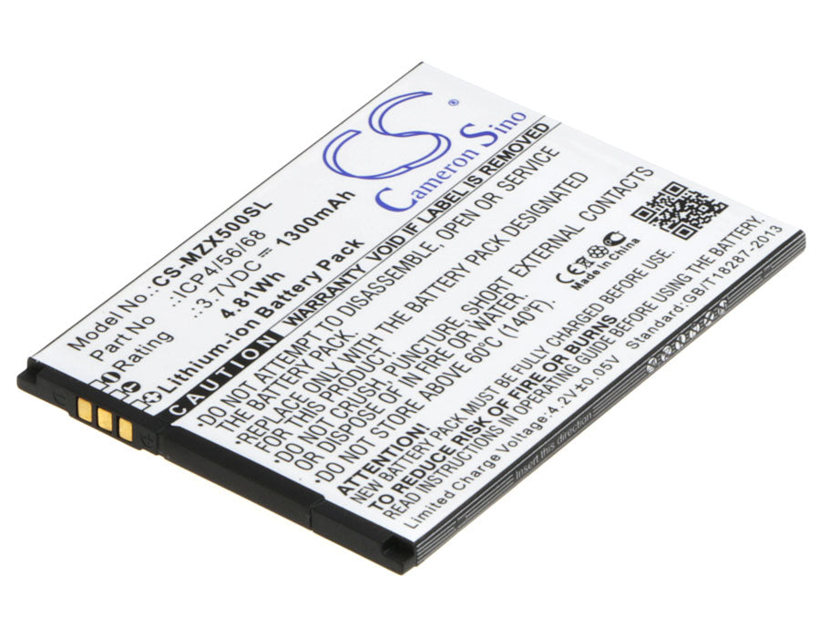 Replacement Battery for Navon Mizu X5 – Mobile, SmartPhone – 1300mAh / 3.7V - image 1