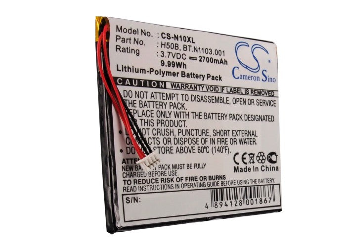 Replacement Battery for Gateway | Fujitsu | Acer 100X – PDA, Pocket PC – 2700mAh / 3.7V