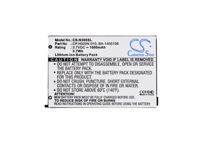 Replacement Battery for Trimble | Acer | Socketmobile Juno ST – PDA, Pocket PC – 1000mAh / 3.7V