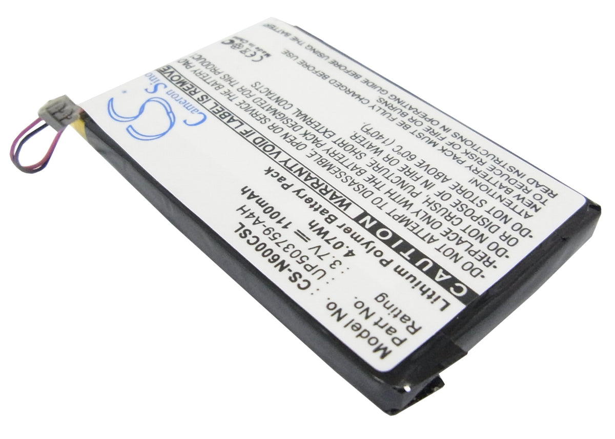 Replacement Battery for Sony Clie PEG-N600C – PDA, Pocket PC – 1100mAh / 3.7V