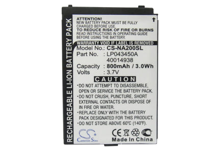Replacement Battery for Telecom | Medion Italia Aladion Flip – GPS, Navigator – 800mAh / 3.7V - image 5