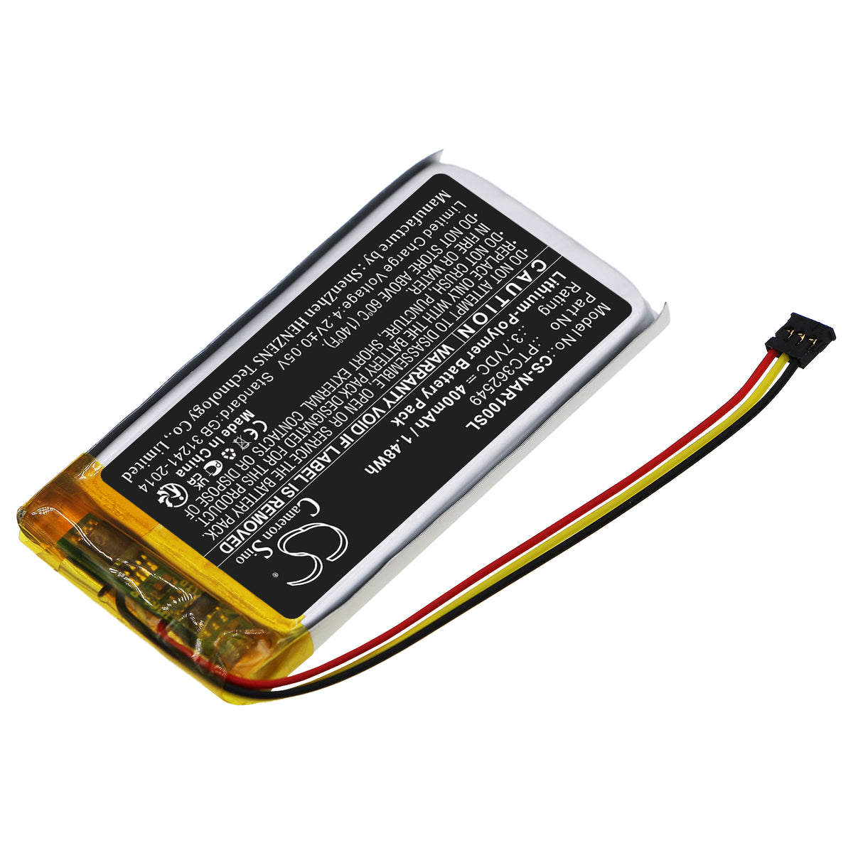 Replacement Battery for Arlo Wired Video Doorbell – Home Security Camera – 400mAh / 3.7V