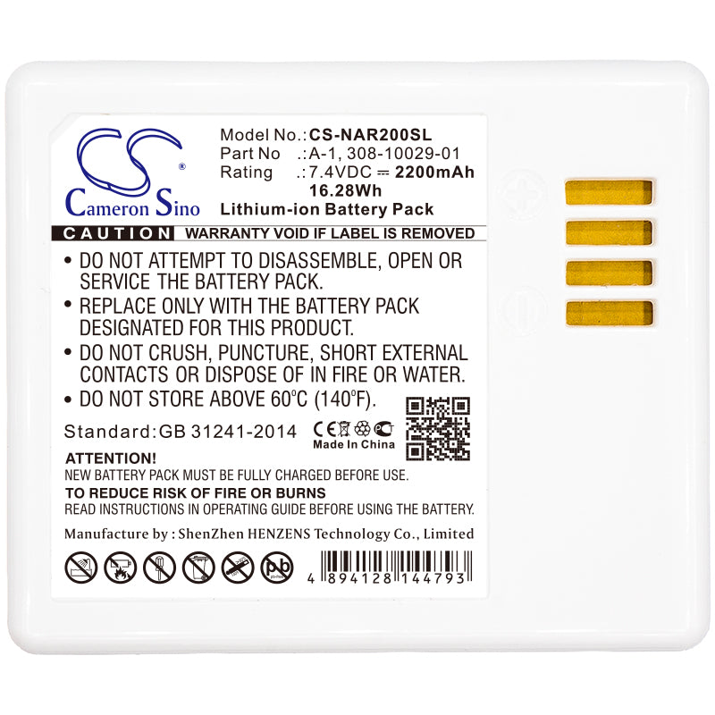 Replacement Battery for Arlo | Netgear Pro – Home Security Camera – 2200mAh / 7.4V