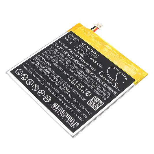 Replacement Battery for ONN 100044018G – Tablet – 4300mAh / 3.85V