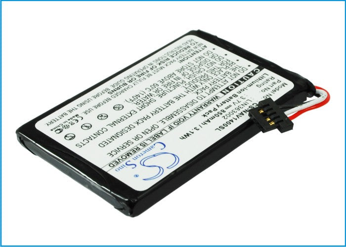 Replacement Battery for Navigon  1400 – GPS, Navigator – 850mAh / 3.7V