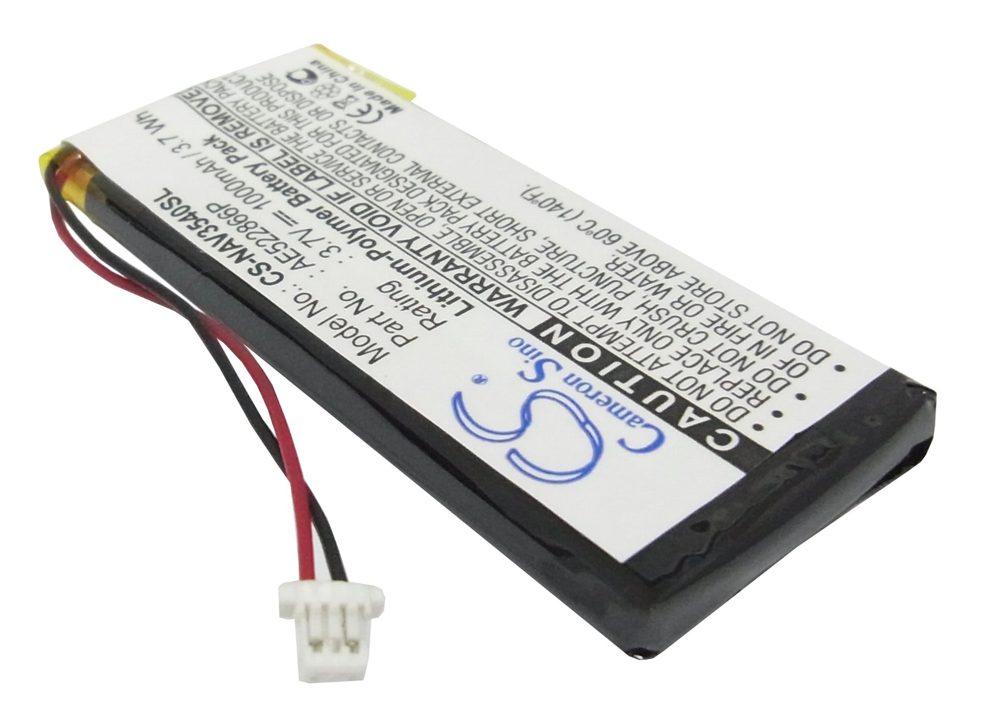 Replacement Battery for Navigon Skyway NAVI-3540 – GPS, Navigator – 1000mAh / 3.7V - image 2