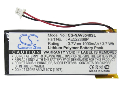Replacement Battery for Navigon Skyway NAVI-3540 – GPS, Navigator – 1000mAh / 3.7V - image 5