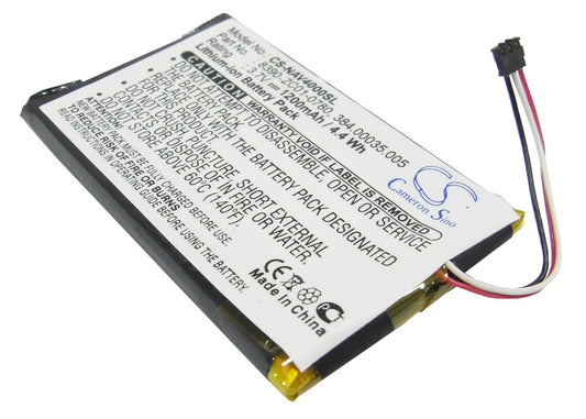 Replacement Battery for Navigon  40 Easy – GPS, Navigator – 1200mAh / 3.7V