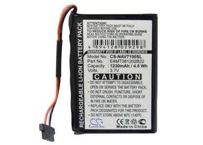 Replacement Battery for NAVMAN  N20 – GPS, Navigator – 1230mAh / 4.55Wh / 3.7V