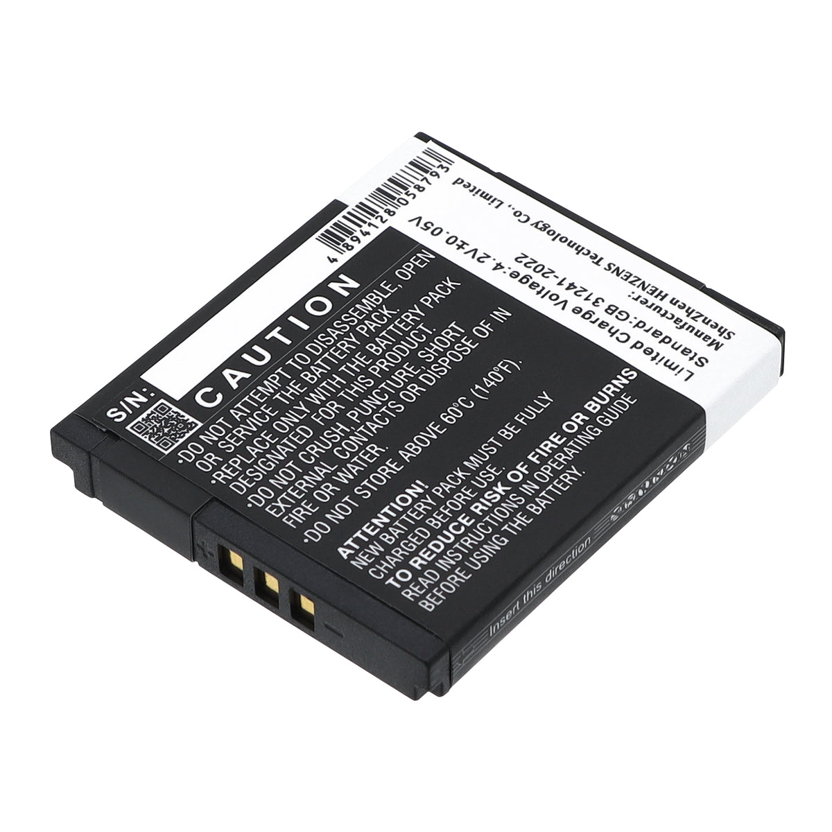 Replacement Battery for Canon IXUS 125HS – Camera – 680mAh / 3.7V