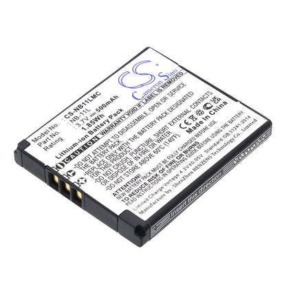 Replacement Battery for Canon IXUS 125HS – Camera – 500mAh / 3.7V