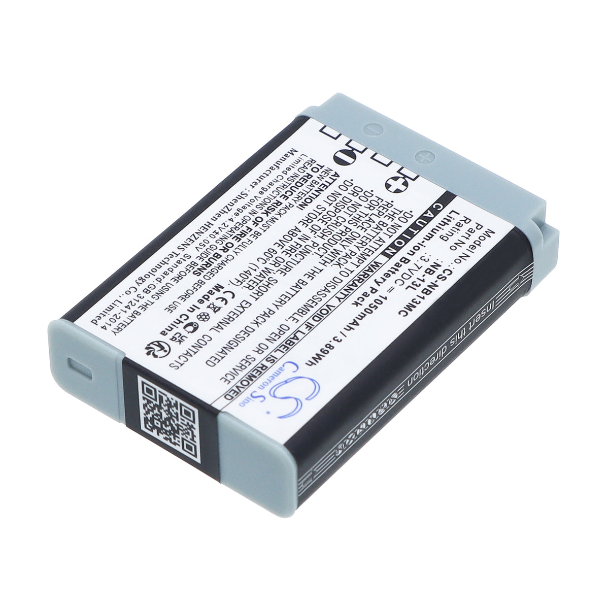 Replacement Battery for Canon PowerShot G1 X Mark III – Camera – 1050mAh / 3.7V