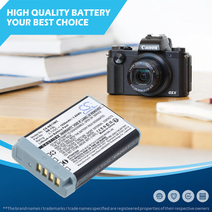 Replacement Battery for Canon PowerShot G1 X Mark III – Camera – 1050mAh / 3.7V