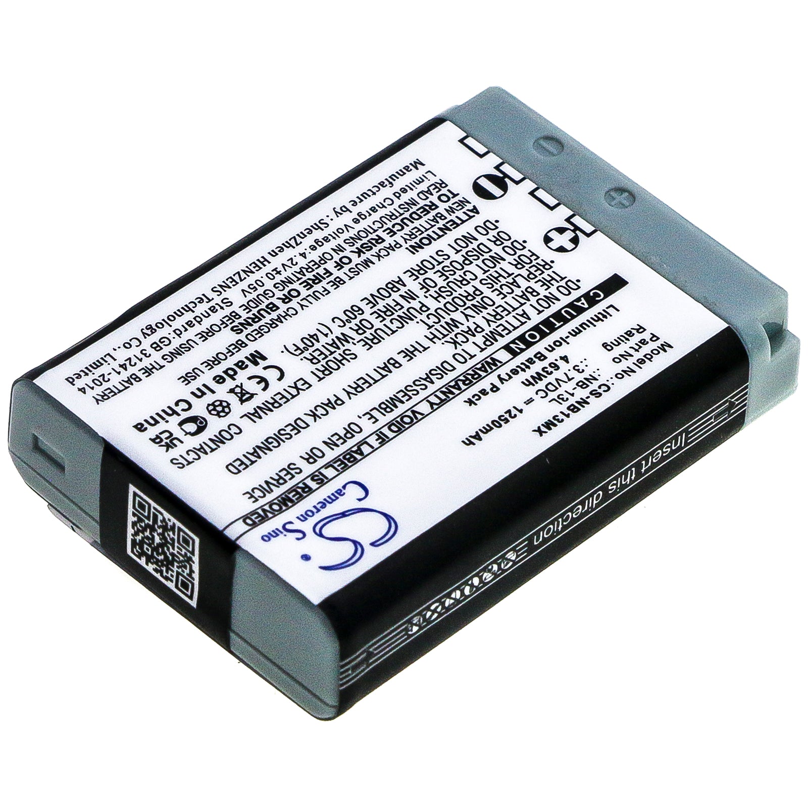 Replacement Battery for Canon PowerShot G1 X Mark III – Camera – 1250mAh / 3.7V - image 2