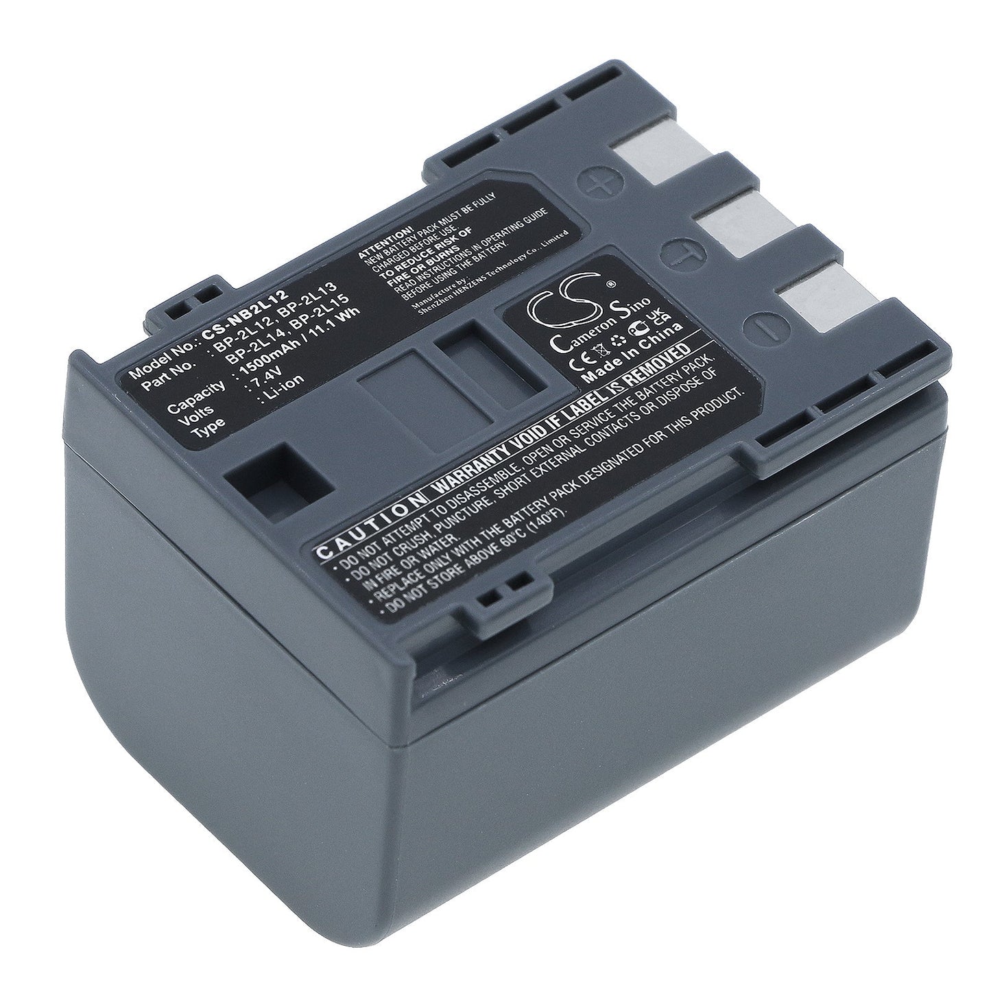 Replacement Battery for Canon  DC310 – Camera – 1500mAh / 7.4V