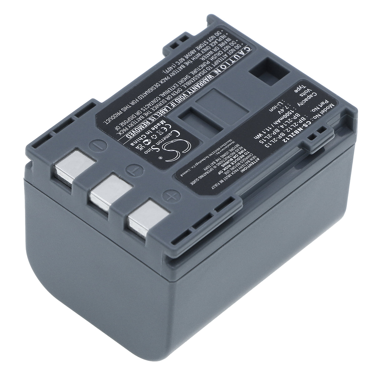 Replacement Battery for Canon ZR700 – Camera – 1500mAh / 7.4V