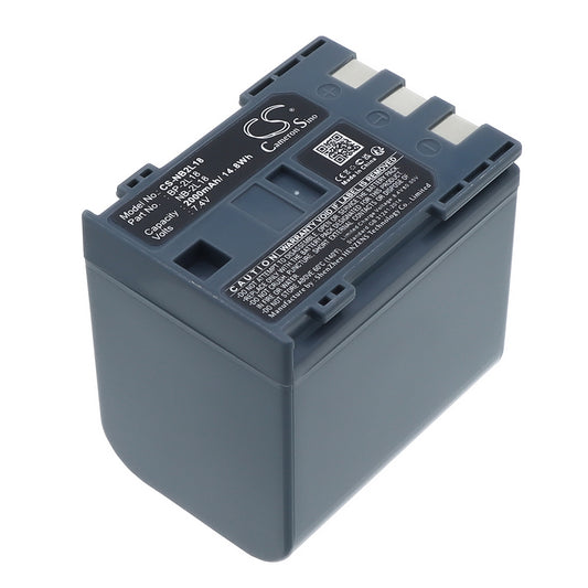 Replacement Battery for Canon ELURA 40mc – Camera – 2000mAh / 7.4V
