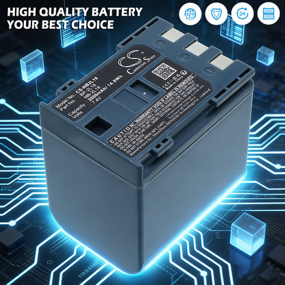 Replacement Battery for Canon ELURA 40mc – Camera – 2000mAh / 7.4V
