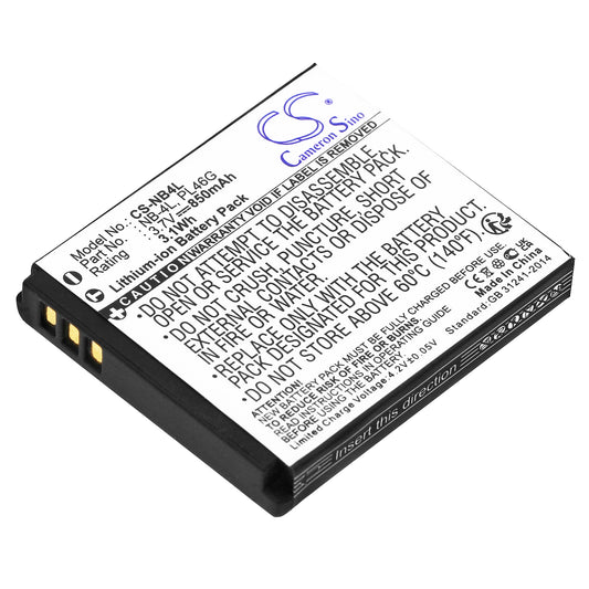 Replacement Battery for Canon Digital IXUS 100 IS – Camera – 850mAh / 3.7V