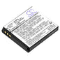 Replacement Battery for Canon Digital IXUS 100 IS – Camera – 850mAh / 3.7V