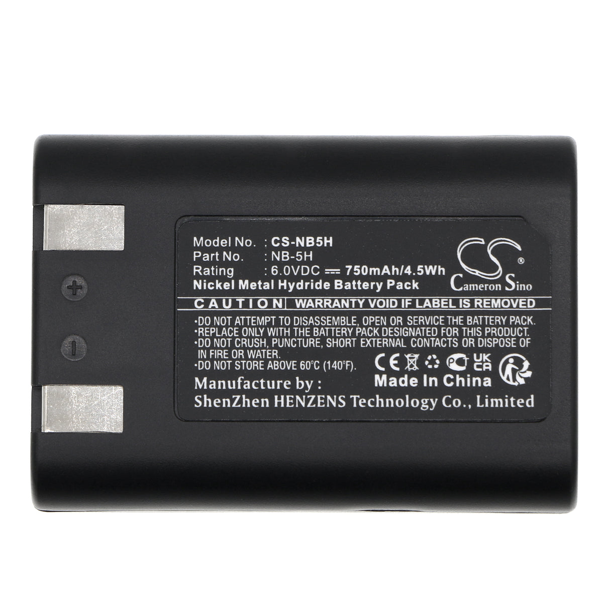 Replacement Battery for Canon PowerShot 600 – Camera – 750mAh / 6V