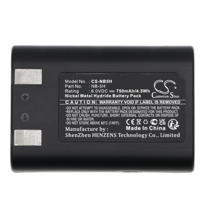 Replacement Battery for Canon PowerShot 600 – Camera – 750mAh / 6V