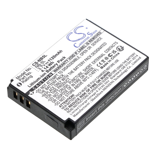 Replacement Battery for Nordmende | Canon Nordcam 01 – Camera – 1120mAh / 3.7V
