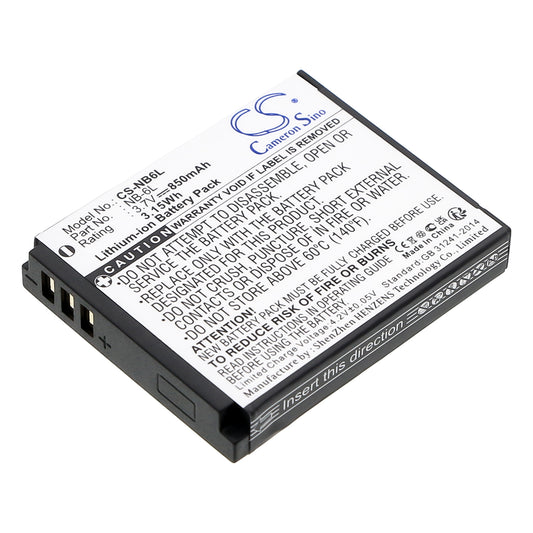 Replacement Battery for Canon Digital IXUS 200 IS – Camera – 850mAh / 3.7V