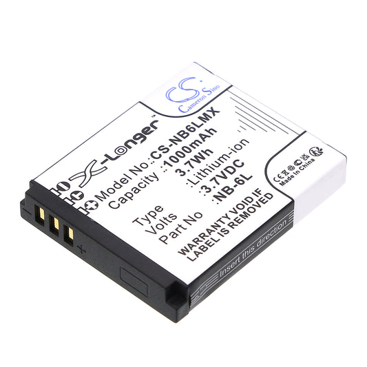 Replacement Battery for Canon Digital IXUS 200 IS – Camera – 1000mAh / 3.7V