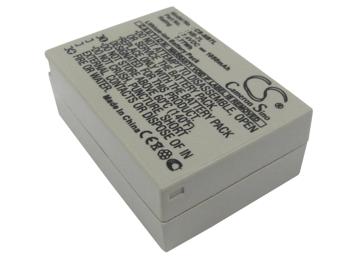 Replacement Battery for Canon  PowerShot G10 – Camera – 1050mAh / 7.4V