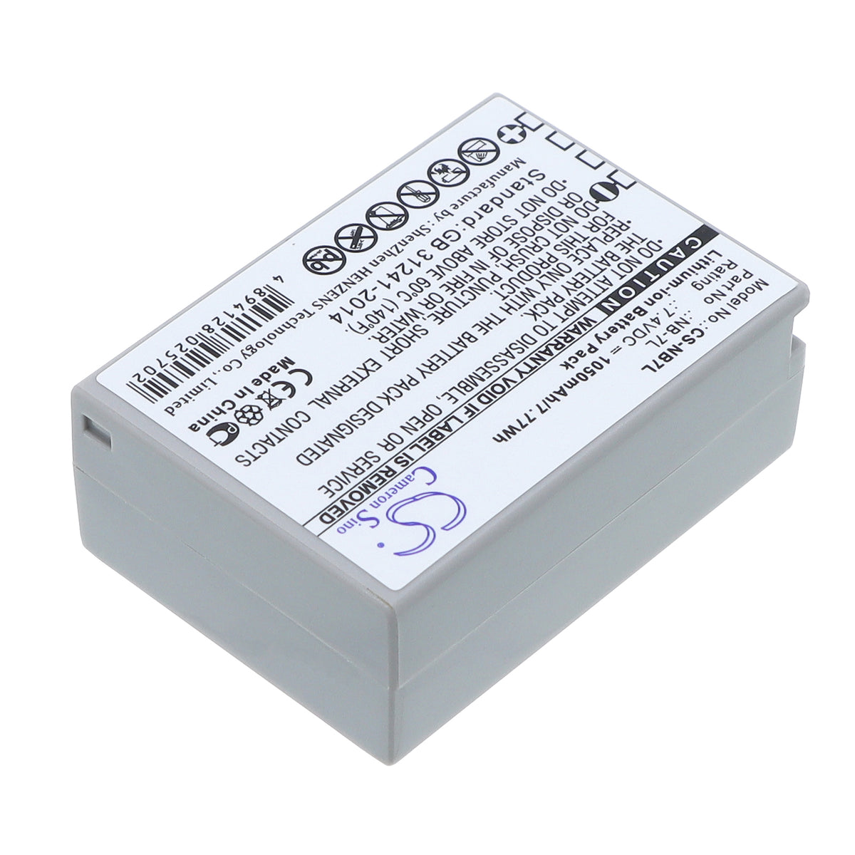 Replacement Battery for Canon PowerShot G10 – Camera – 1050mAh / 7.4V