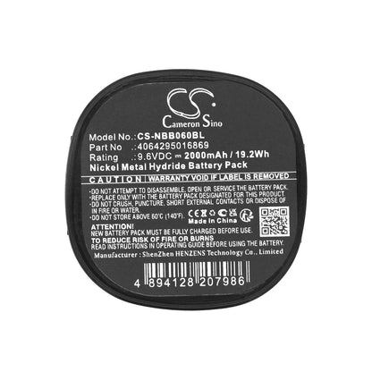 Replacement Battery for NBB Planar-C – Crane Remote Control – 2000mAh / 9.6V - image 3