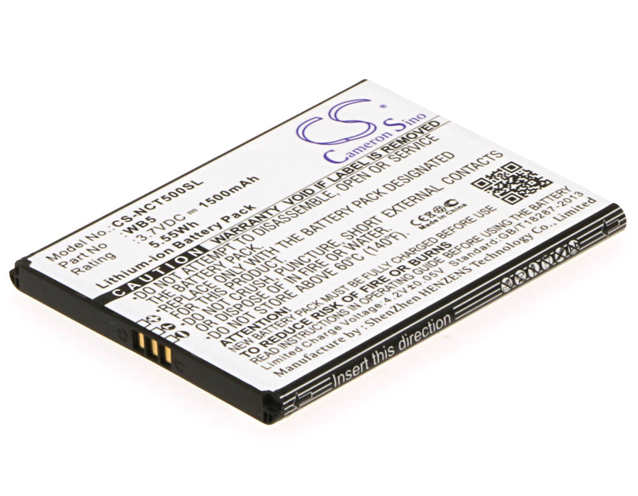 Replacement Battery for INQ Cloud Touch – Mobile, SmartPhone – 1500mAh / 3.7V - image 1